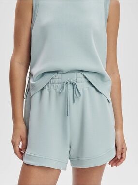 Varley Light Blue Athletic Drawstring Shorts